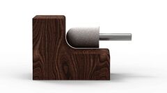 KUTZALL Extreme BNX-18-EC Oval Başlı Törpü Ekstra Kalın Diş 3.1 mm Sap