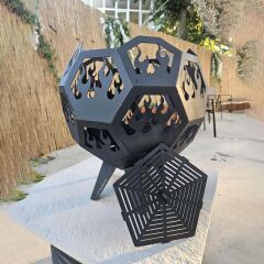 Byfix ORB60 Büyük Ateş Çukuru Orman Şöminesi 60 cm