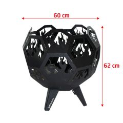 Byfix ORB60 Büyük Ateş Çukuru Orman Şöminesi 60 cm