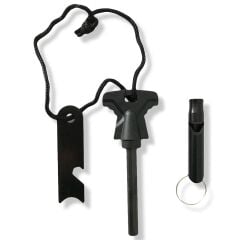 6079 Magnezyum Çubuğu Ateş Başlatıcı Kamp Çakmaktaşı Kit 3 Parça