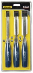 STANLEY 0-16-128 5002 3'lü Mavi Iskarpela Set