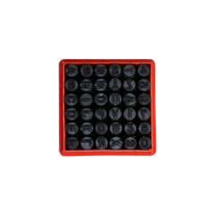 Partner PT03043 Çelik Harf Rakam Zımba Takımı 5 mm (36 Parça)