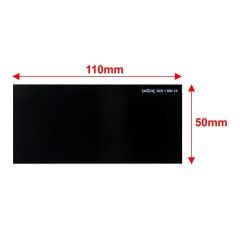 Sağdıç CS-309 Kaynak Maske Camı Siyah 50X110 mm No:9