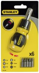 STANLEY 0-66-358 6 Parça Cırcırlı Topaç Set