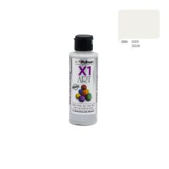 Polisan X1ART Multisurface Hobi Boyası 120ml - 0004 Krem