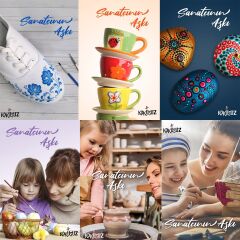 Polisan X1ART Multisurface Hobi Boyası 120ml - 0003 Fildişi
