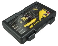 STANLEY 063038 Cırcır Saplı Pistol Tornavida Seti 40 Par