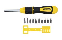 STANLEY Cırcırlı Tornavida + 10 Uçlu