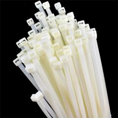 Master 505350 Plastik Kablo Bağı Cırt Kelepçe 2.5X100 mm Beyaz (100 Adet)