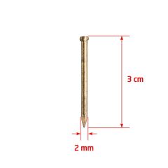 Çelik Beton Çivisi SARI 2x30 mm (100 lü Paket)
