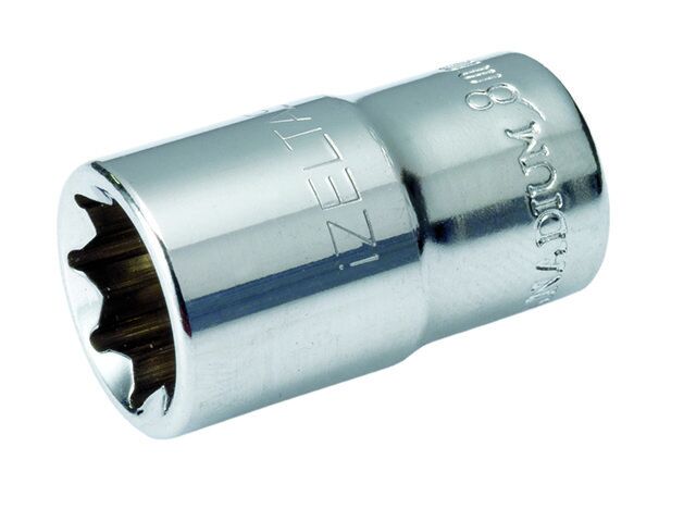 İZELTAŞ 1/4'' Sekiz Köşe Lokma Anahtar 10 mm