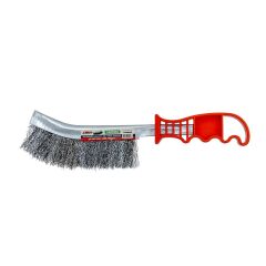 Partner PT02046 Plastik Saplı El Tipi Tel Fırça Gri Telli 0.3 mm