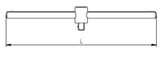 İZELTAŞ 3/8'' T Kol 200 mm